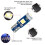 20Pcs T5 LED Lights for Car Dashboard Panel Gauge Indicator, 3030-3SMD Light Replacement with Twist Lock Socket - White 4