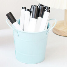 Pen Holder,Small Metal Buckets with Handle Round Pencil Holder for Kids,Classroom,Crafts,and Party Favors