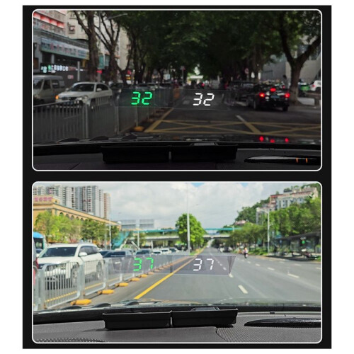 V9 Car - Display HUD Speedometer Display Windshield Projector KMH/MPH Automotive General Electronic Accessories B 1