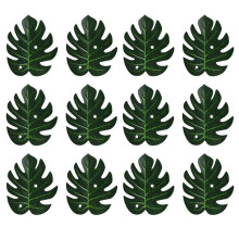 Artificial Tropical Leaves Jungle Party Decoration Animal Summer Hawaiian Wedding Home Table Decor S