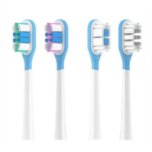 10PCS Suitable for Electric Toothbrush LFTB01-P Soft Bristle Cushioning Cleaning Brush -Green