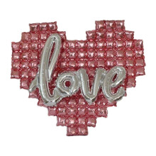 Heart Shaped Background Wall Foil Balloon Love Letter Balloons for Wedding Party Happy Valentines Day B