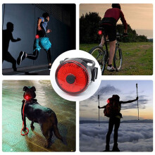 Bicycle Taillights Intelligent Sensor Brake Lights USB Charge Bike Light Cycling Lamp Bicycle Lighting LED Front Light A