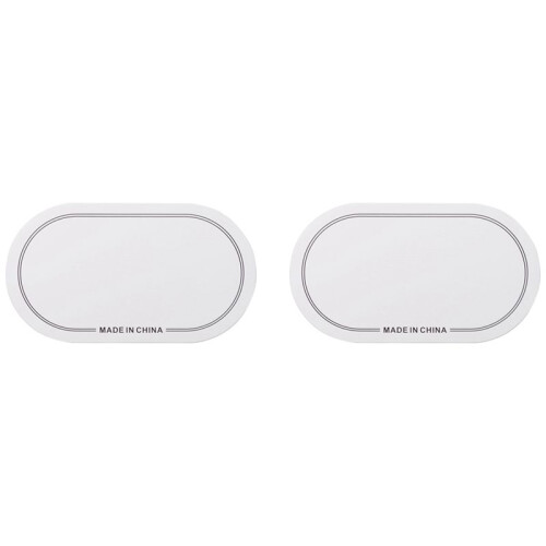 Patch de Grosse Caisse, Accessoires pour Instruments de Percussion de TêTe de Batterie, Patchs de Grosse Caisse Blanc 10 X 18 Cm