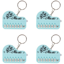 Keychains for Electronic Keyboard, Instrument Keychains Pocket Size Micro-Type Piano Toy Keychain Bag Charm Key Chain-A