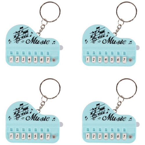 Keychains for Electronic Keyboard, Instrument Keychains Pocket Size Micro-Type Piano Toy Keychain Bag Charm Key Chain-A