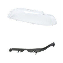 Left Headlight Clear Lens Cover Light Lampshade for 5 Series E39 Facelift 1996-2003 63128375301 63126908405