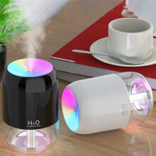 USB-Luftbefeuchter, AtmosphäRe, Licht, Duft, Intelligentes Spray, Bunt, Aromatherapie-Diffusor, Luftbefeuchter für Auto und Zuhause-A
