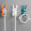 Toothbrush Holder Wall Mounted, Multi-Function Hook Waterproof Self Adhesive Single Toothbrush Hook Plug Holder for Wall 2