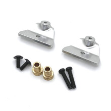 Front Bracket for MNMODEL 1/12 MN82 LC79 MN78 Remote Control Car Parts Metal Upgrade Silver