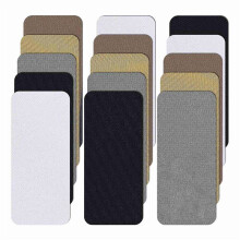 Iron Patches for Clothes,15 PCS Fabric Patches for Clothes, 5 Shades Iron Patch for Clothing,Clothing Patches Iron