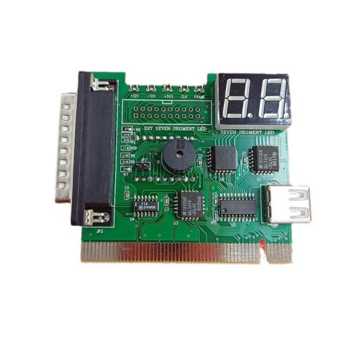 2 Digit Bit PC Computer Motherboard Diagnostic Card USB PCI LCD Error Code Display Tester Analyzer Post Card 2