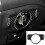Carbon Fiber for - C Class W204 Inner Headlight  Decorative Cover Trim 9