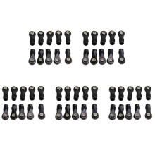 50 Szt. Plastikowe Kulki ŁąCząCe KońCóWki DrążKa M4 dla 1/10 RC Car Crawler Axial SCx10 II 90046 TRx4, C