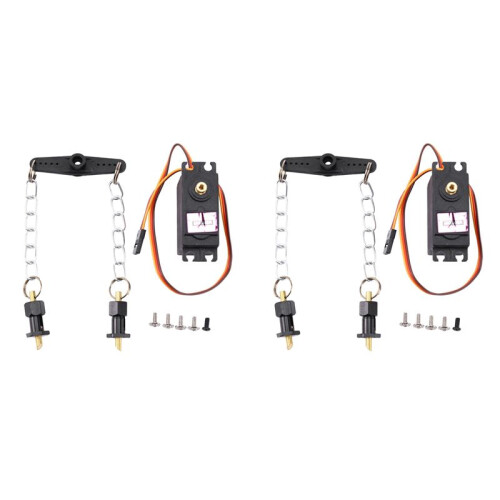 2X 2011-5 RC Köder Boot Teile Servo Set für Flytec 2011-5 1.5Kg  Boot Laden Fern Bedienung  Köder Boot