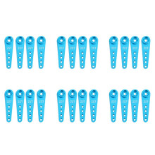 24PCS 37Mm 25T Metal Extension Steering Servo Arm Horn for RC Car Crawler Parts,