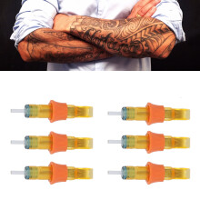 10 pièces Aiguille de tatouage incurvée RM F 0.35 mm 304 SS