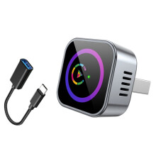 2IN1 Wireless CarPlay Android Auto Adapter BT5.2+2.4G 5G WIFI USB Dongle Box Converts Wired to Wireless Carplay