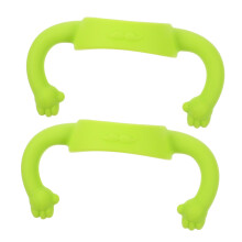 2pcs Silicone Baby Bottle Handles with Strap, Universal Fit Comfortable Grip for Newborn Feeding