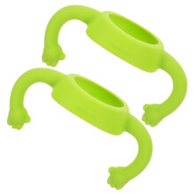 Silicone Bottle Handle for Baby Feeding, Soft Grip, Easy Attach and Remove, Fits Most Bottles, 2Pcs