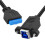 USB 3.0 Type-B Female to USB3.0 20Pin IDC Header Male Cable Extension 5Gbps for Disk SSD Camera Data 30cm 2