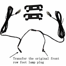 Rear LED Footwell Light Cable Wiring Harness Bracket Lamp Holder for ID.4 Tayron Talagon T- MK2