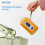 Baby Bottle Warmer USB Powered with LED Display, 21Level Precise Temp Control, PU Leather, Yellow 2