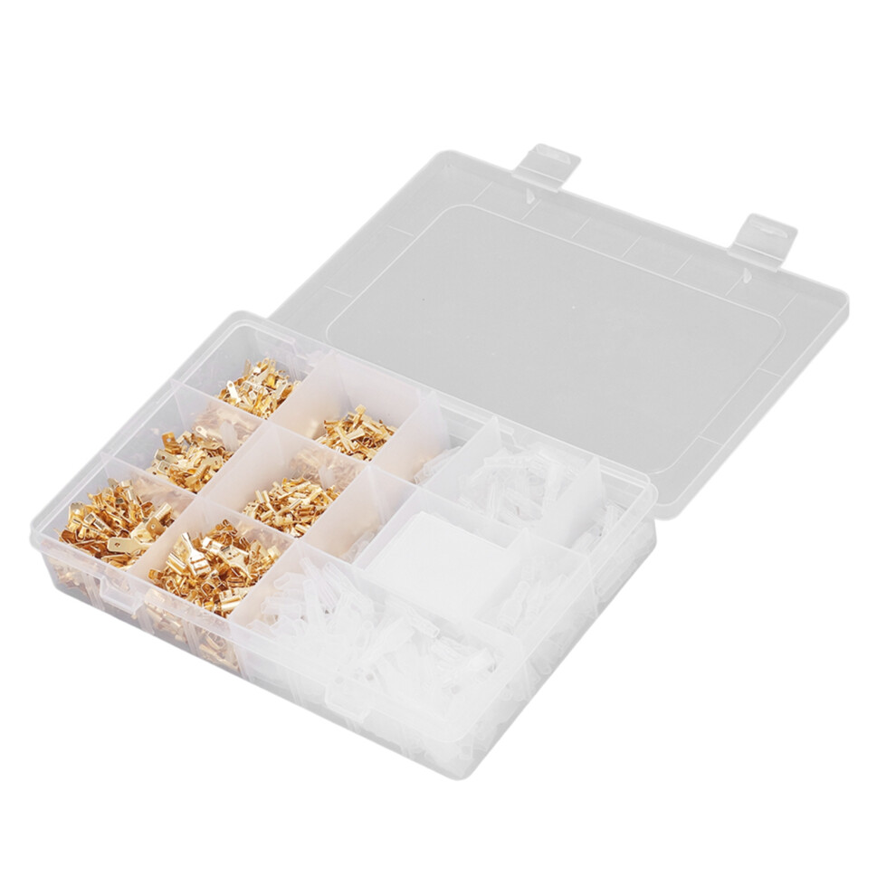 900 Pcs Insulated Male Female Spade Terminals Kit 2.8Mm-6.3Mm 4951357049449