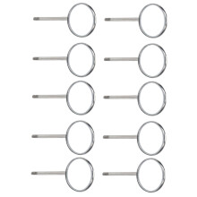 10 pezzi di specchio dentale in acciaio inossidabile di tipo 4 2.2 cm