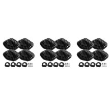 12Pcs Upgrade Track Wheels Spare Parts for 1/16 WPL B14 B24 C14 C24 Truck RC Car Accessories Upgrade Spare Parts