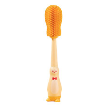 4 in 1 Baby Bottle Brush Set with Gentle Silicone Bristles for AllRound Cleaning of Bottles, Nipples and Cups