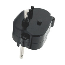 Pour 1/12 MN82 LC79 MN78 RC Pièces de Mise à Niveau de Voiture Ensemble de Transmission Ensemble de Boîte de Vitesses en Métal Noir