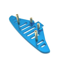 Für 1/14 MJX 14301 14302 14303 RC Auto-Tuning-Teile, Frontstoßstangen-Kit, Blau