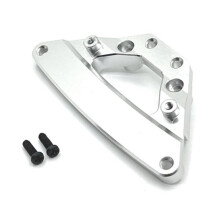 För 1/14 14301 14302 14303 RC Car Upgrade Parts Front Shell Column Fixed Kit Silver