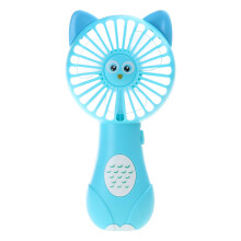 Portable Handheld Fan with Cute Owl Design, Battery Powered, Soft Foam Blades for Home and Travel