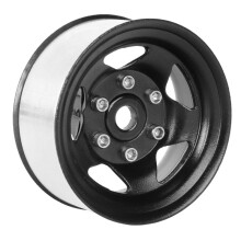 4 St 1,55" Metallfälg med Beadlock-Motiv, 5-Ekrad Fälg för RC 1/10 D90 TF2 för  CC01 LC70 MST, Grå