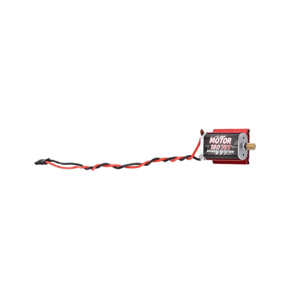180 Brushed Motor With 11T Gear For Trx4m 1/18 Rc Crawler With Heat Sink 70T Red 6032252227946