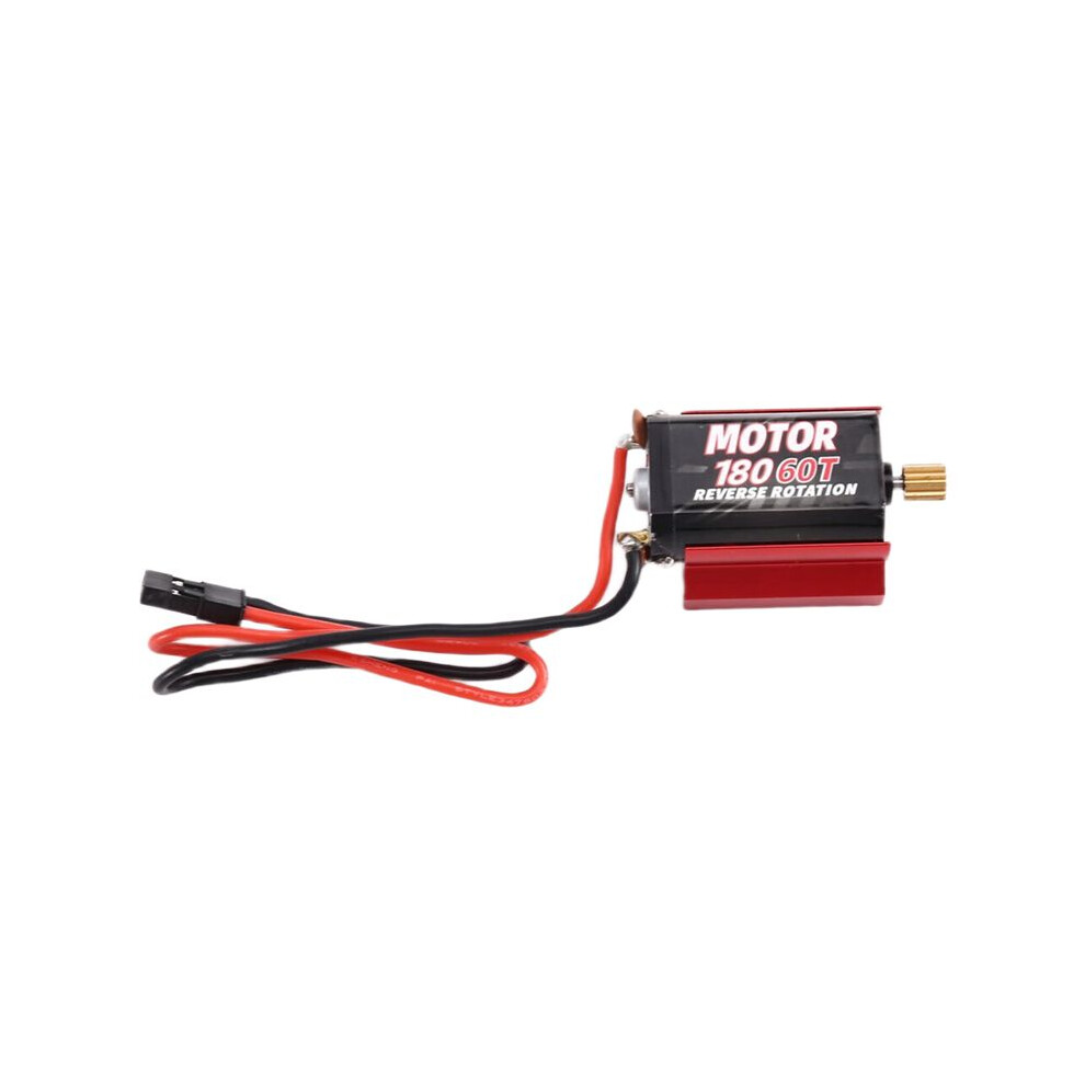 180 Brushed Motor With 11T Gear For Trx4m 1/18 Rc Crawler With Heat Sink 60T Red 6032614827784