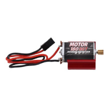 180 Brushed Motor with 11T Gear for  Trx4m 1/18 RC Crawler with Red Heat Sink 80T