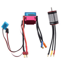 2430 Borstlös Motor för 1/8 1/10 1/12 1/14 RC Bil Drift Racing Terräng Truck med 30A ESC 3800KV