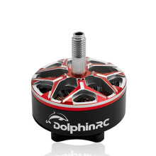 Moteur Sans Balais DolphinRC 2808 1300 KV, Arbre de 5 mm, 6S, Faible Bruit, pour Drone Hélicoptère RC FPV de 7 Pouces.