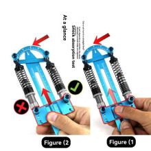 3 in 1 Height Gauge Ruler Aluminum Metal Parts Wheel RC Road Car Set Tool Chassis Camber Ride Dip Angle Simple Toy