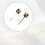 5.8G Crown LDS Antenna LHCP 30MM High Performance Antenna for Micro-FPV Whoops Drones LHCP 6
