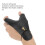 PU Leather Archery Hand Guard Protector Adjustable Outdoor Black 11