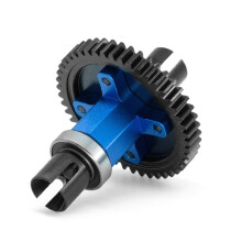 RC-Car, 46 Zähne, Gerade Mittelwelle, Stirnrad, Montiertes Mitteldifferential für  1/8 4WD SLEDG RC-Car-Zubehör, Blau