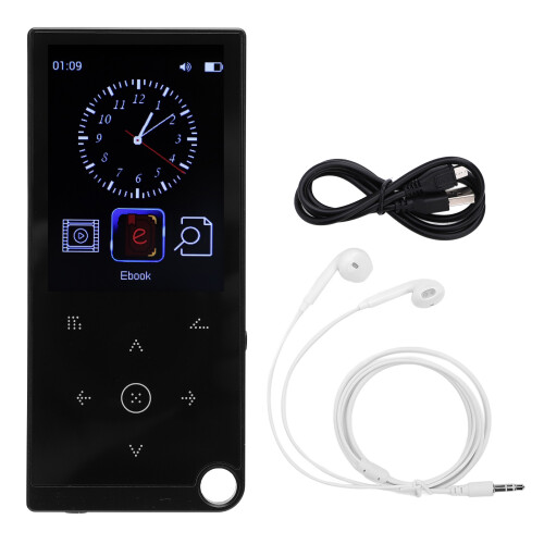 2,4-Zoll TFT MP3/MP4-Player 64 GB Bluetooth Schwarz 1