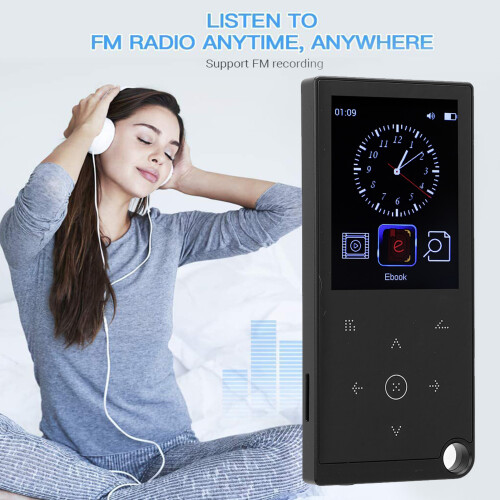 2,4-Zoll TFT MP3/MP4-Player 64 GB Bluetooth Schwarz 2
