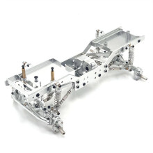 RC Car Upgrade Leksaksbalk Bilbalk Kit för 1/12 MN98 MN99S RC Car Upgrade Delar Silver