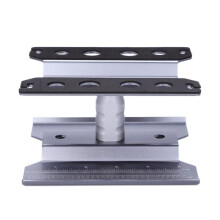 Metall RC Auto Arbeitsplatz Arbeiten Stand Reparatur 360 Grad Drehung für 1/8 1/10 1/12 1/16 Modelle, Grau