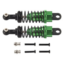 2 Pcs Oil Adjustable 65Mm Damper for Rc Car 1/18 A959 A969 A979 K929 Hpi Hsp Losi ,Green